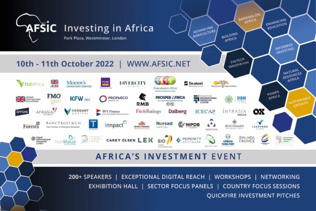 The Investing in Africa Event not to be missed 10th and 11th October, London, UK